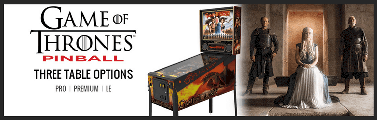 Nouveau flipper Stern Game of Thrones Neuf 