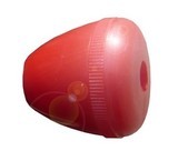 Poignée ronde courte rouge Bonzini